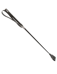 Alternate back view of SEI MIO - REIN IN DESIRE - FAUX LEATHER RIDING CROP