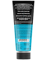 Alternate back view of JELLE PLUS WATER BASED ANAL LUBRICANT 8 OZ