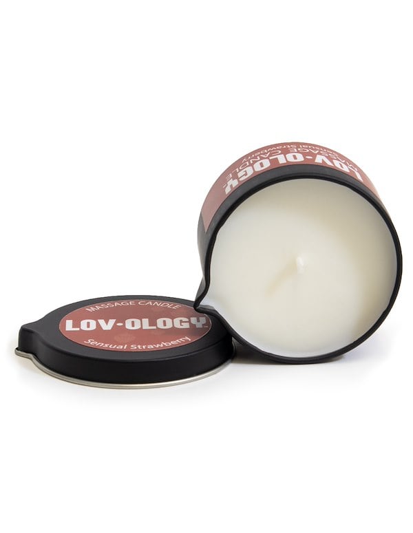 Lovology - Strawberry Massage Candle ALT2 view Color: NC