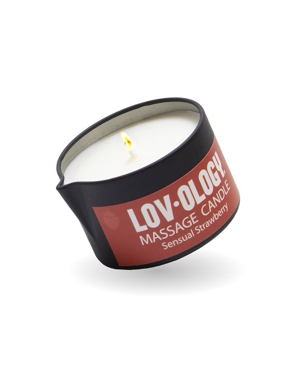 Lovology - Strawberry Massage Candle ALT3 view Color: NC