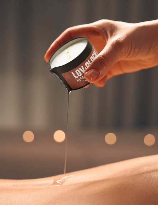 Lovology - Strawberry Massage Candle ALT4 view Color: NC