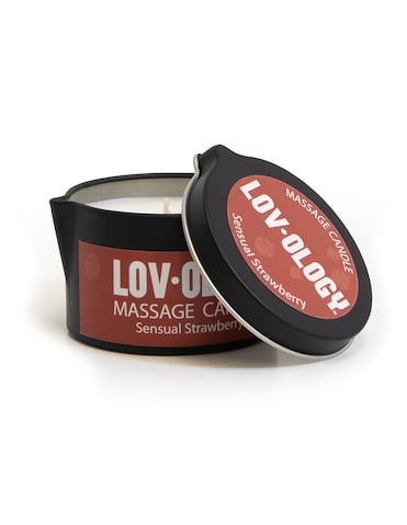 LOVOLOGY - STRAWBERRY MASSAGE CANDLE - PB-38002-1-03294