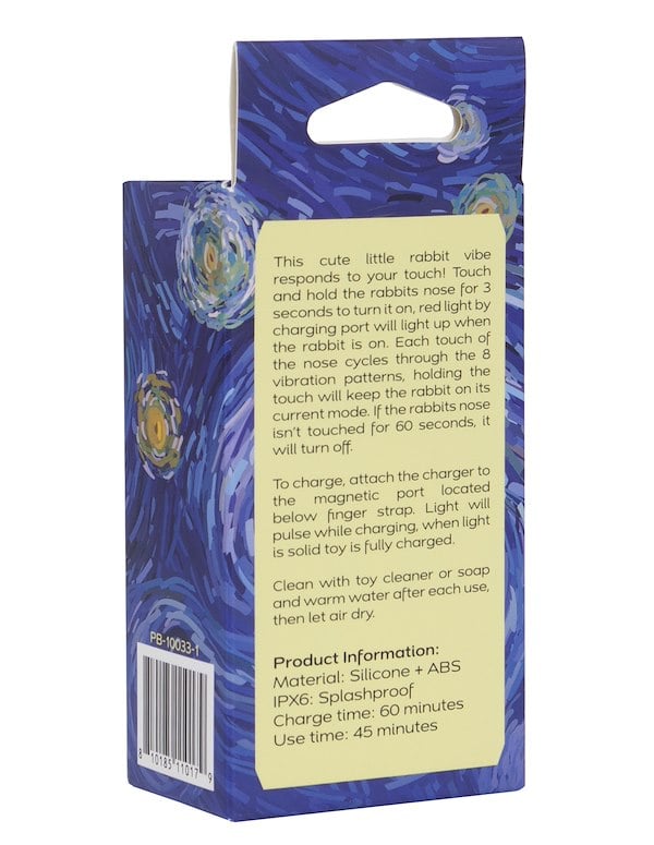 STARRY NIGHTS - TOUCH REACTIVE FINGER VIBE ALT6 view Color: BK