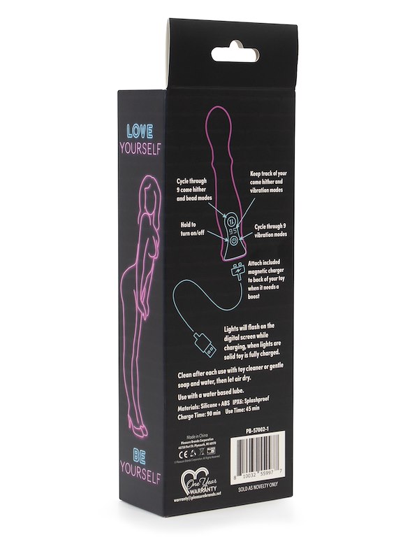 LOVE UNCENSORED - ADORE COME HITHER G-SPOT WITH BEADS ALT7 view Color: PR