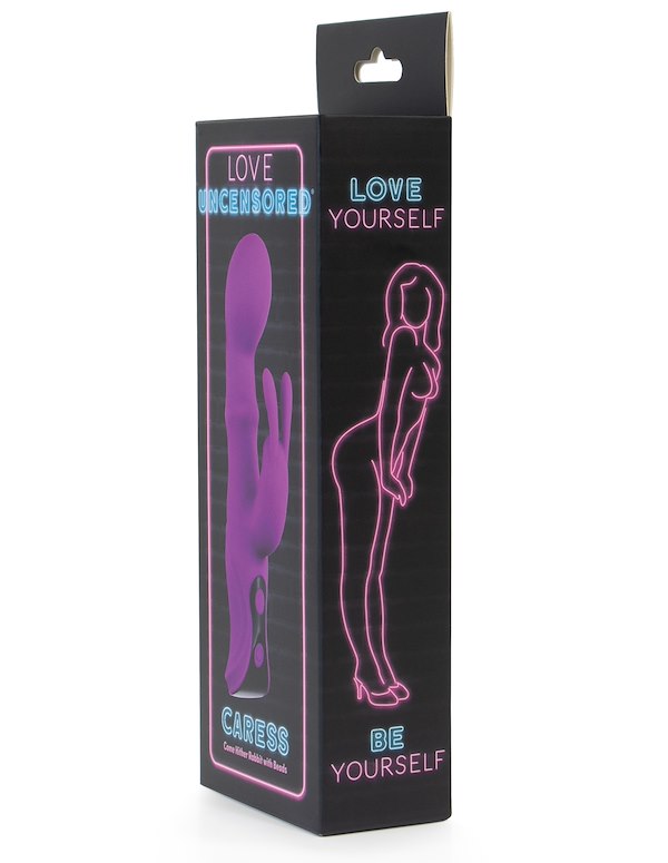 LOVE UNCENSORED - CARESS COME HITHER RABBIT WITH BEADS - PB-57001-1-3354 |  Lover's Lane
