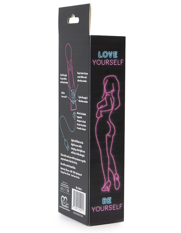 LOVE UNCENSORED - CARESS COME HITHER RABBIT WITH BEADS ALT7 view Color: PR