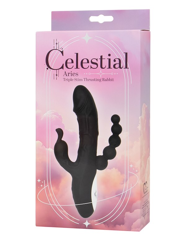 CELESTIAL - ARIES TRIPLE STIM THRUSTING RABBIT ALT2 view Color: BW