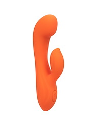 Front view of STELLA LIQUID SILICONE DUAL G VIBRATOR