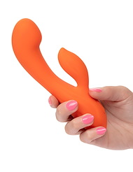 Alternate back view of STELLA LIQUID SILICONE DUAL G VIBRATOR