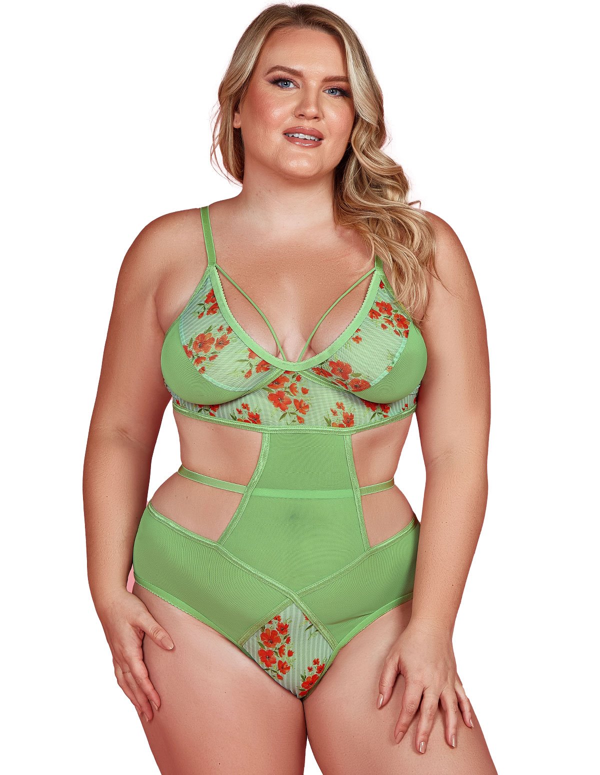 alternate image for GOLDEN COAST PLUS SIZE TEDDY