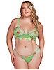 Additional PASTEL GREEN view of product GOLDEN COAST PLUS SIZE BRA AND PANTY SET with color code PGR