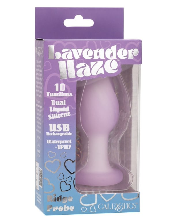 Lavender Haze Vibrating Anal Plug ALT2 view Color: PR