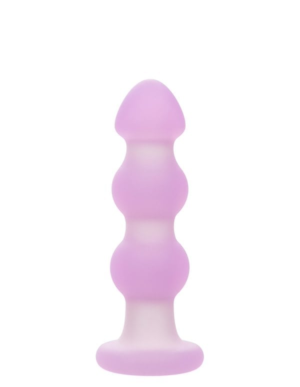 Lavender Haze Vibrating Beaded Anal Plug default view Color: PR