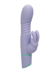 Alternate front view of LOVE BUNNY - THRUSTING BUNNY