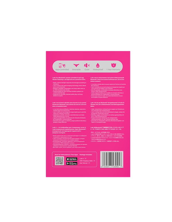 LOVENSE LUSH 4 EGG VIBRATOR ALT9 view Color: PK
