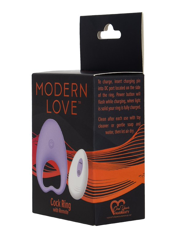 MODERN LOVE - HEART COCK RING ALT7 view Color: PR