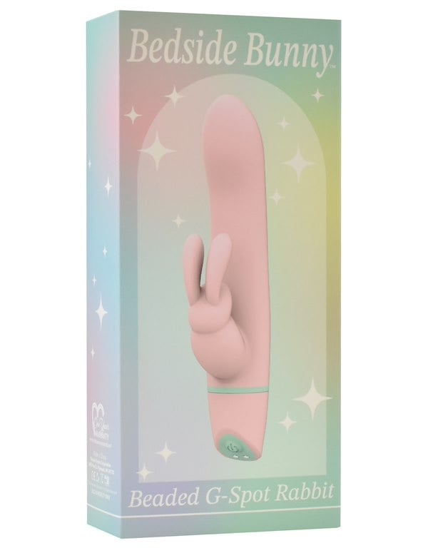 BEDSIDE BUNNY - BEADED G-SPOT RABBIT ALT3 view Color: PK