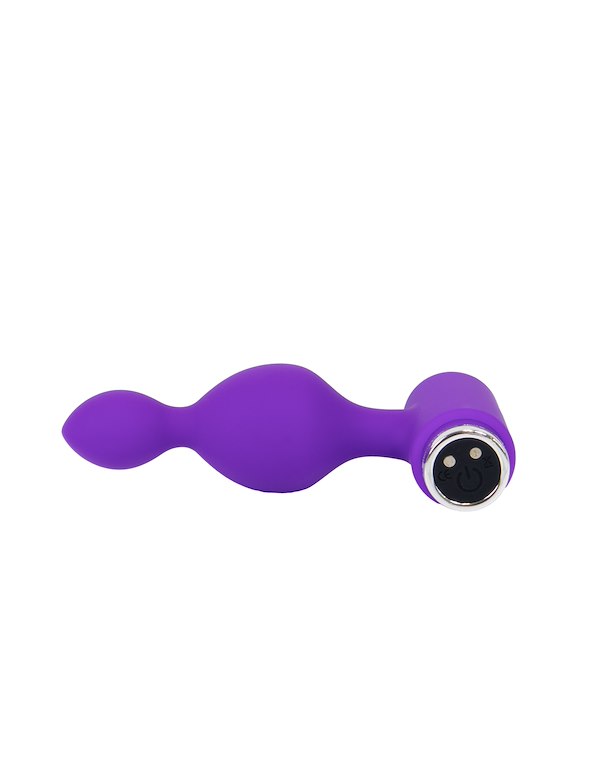 ZODIAC FOR LOVERS - BEADED PLUG WITH RECHARGEABLE BULLET ALT3 view Color: PR