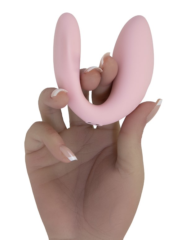 LOVE ME TENDER - WEARABLE VIBE WITH REMOTE ALT3 view Color: PK
