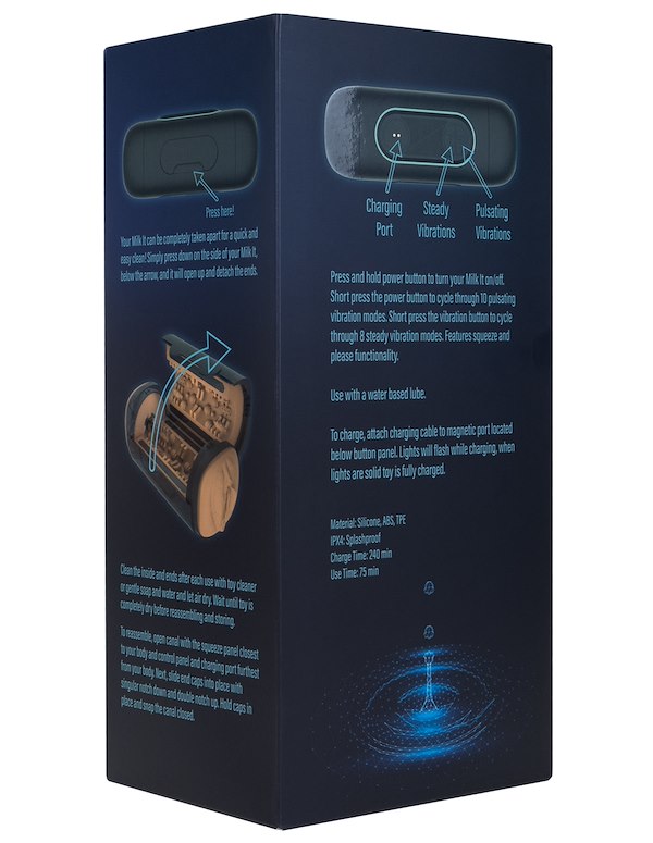 MILK IT - DOUBLE ENDED STROKER ALT10 view Color: GRE