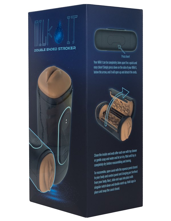 MILK IT - DOUBLE ENDED STROKER ALT9 view Color: GRE