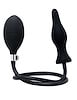 Additional BLACK view of product ANAL QUEST - AIR TIME INFLATABLE ANAL PLUG - IMPERFECT BOX with color code BK