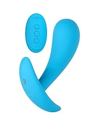 Front view of SWEET CHEEKS - PROSTATE PLUG W/ REMOTE - IMPERFECT BOX