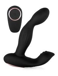 Front view of MOREGASMS - NIGHTFALL VIBRATING PROSTATE MASSAGER - IMPERFECT BOX