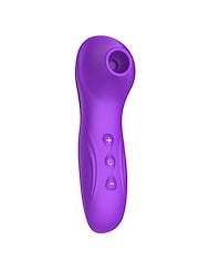 Front view of MYSTY - CLITORAL MASSAGER - IMPERFECT BOX