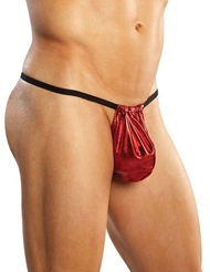 Additional  view of product MENS LAME POSING STRAP with color code RD