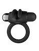 Additional BLACK view of product STARRY NIGHTS - TICKLING RABBIT COCK RING - IMPERFECT BOX with color code BK