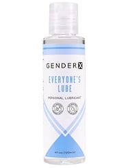 Alternate front view of GENDER X EVERYONE'S LUBE 4OZ WATER-BASED