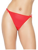 Additional RED view of product RUFFLE BACK CROTCHLESS PANTY with color code RD