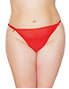 Additional RED view of product RUFFLE BACK CROTCHLESS PLUS SIZE PANTY with color code RD