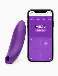 Alternate back view of WE-VIBE MELT 2 MASSAGER