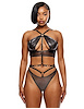 Additional GUNMETAL view of product LIQUID METAL BRA AND PANTY with color code GNM