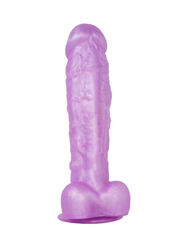 SIZABLE SUITOR - 9 DILDO - IMPERFECT BOX ALT2 view Color: LTP