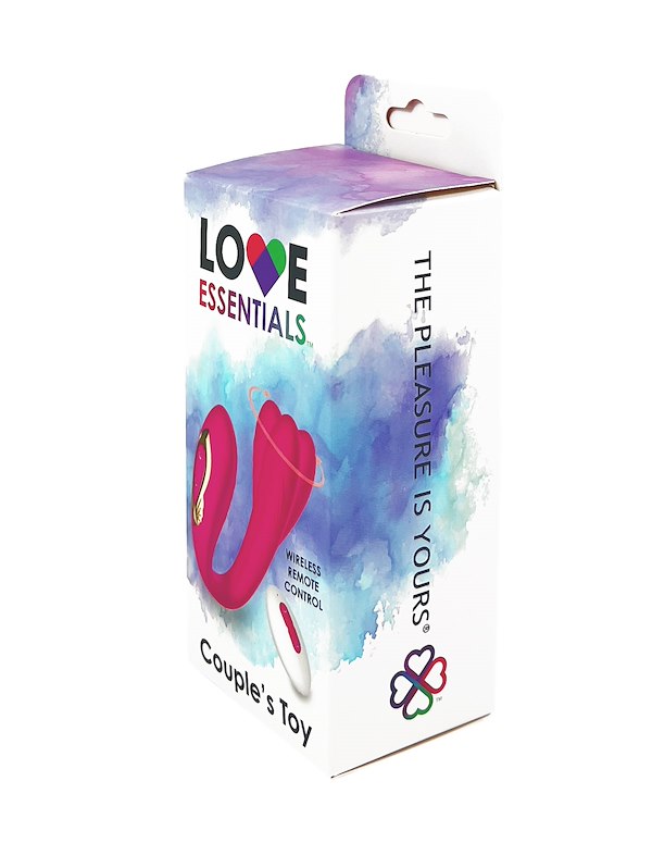 LOVE ESSENTIALS - COUPLES TOY WITH REMOTE - IMPERFECT BOX ALT4 view Color: PK