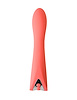 Additional SALMON view of product TROPICAL TEASE - FIJI COME HITHER G-SPOT VIBRATOR - IMPERFECT BOX with color code SLMN