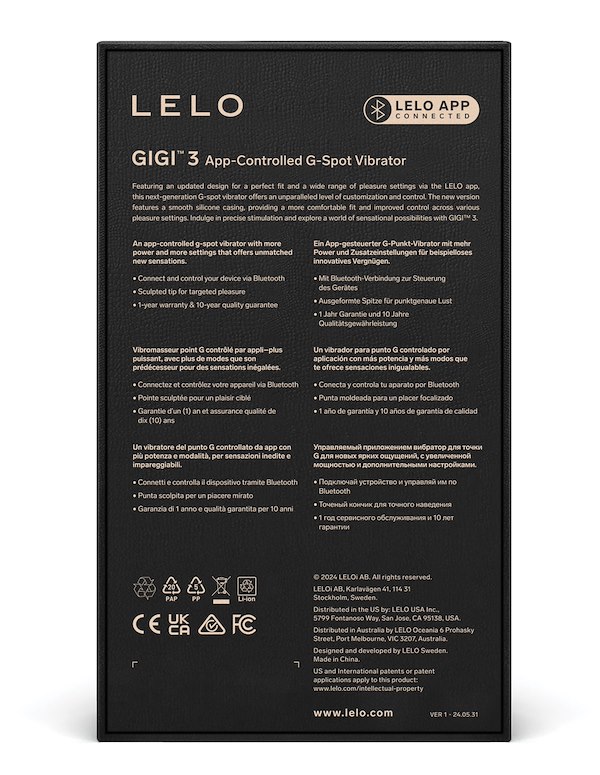 LELO GIGI 3 G-SPOT VIBRATOR ALT5 view Color: PL