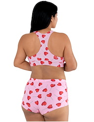 Alternate back view of THE SUCKERED IN BOYSHORT
