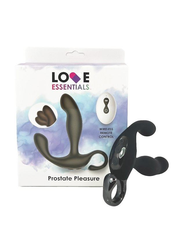 LOVE ESSENTIALS - PROSTATE PLEASURE - IMPERFECT BOX ALT5 view Color: BK