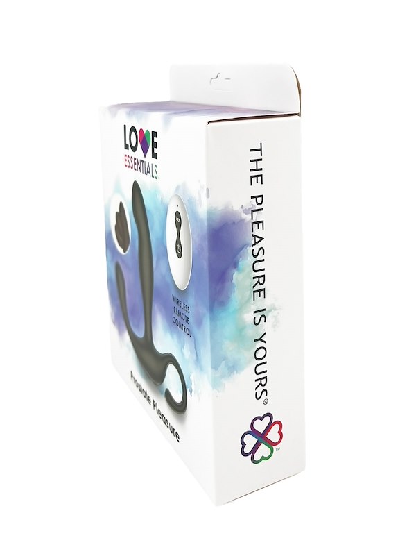 LOVE ESSENTIALS - PROSTATE PLEASURE - IMPERFECT BOX ALT6 view Color: BK