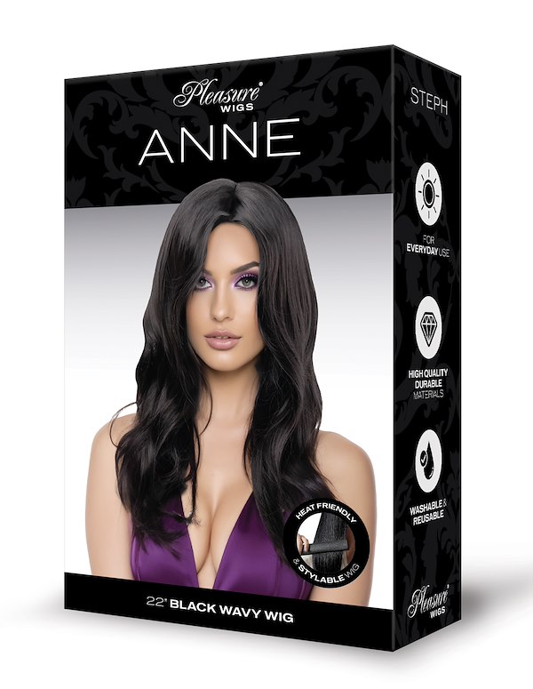 PLEASURE WIGS PREMIUM - ANNE ALT2 view Color: BK