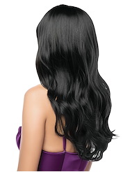 Alternate back view of PLEASURE WIGS PREMIUM - ANNE