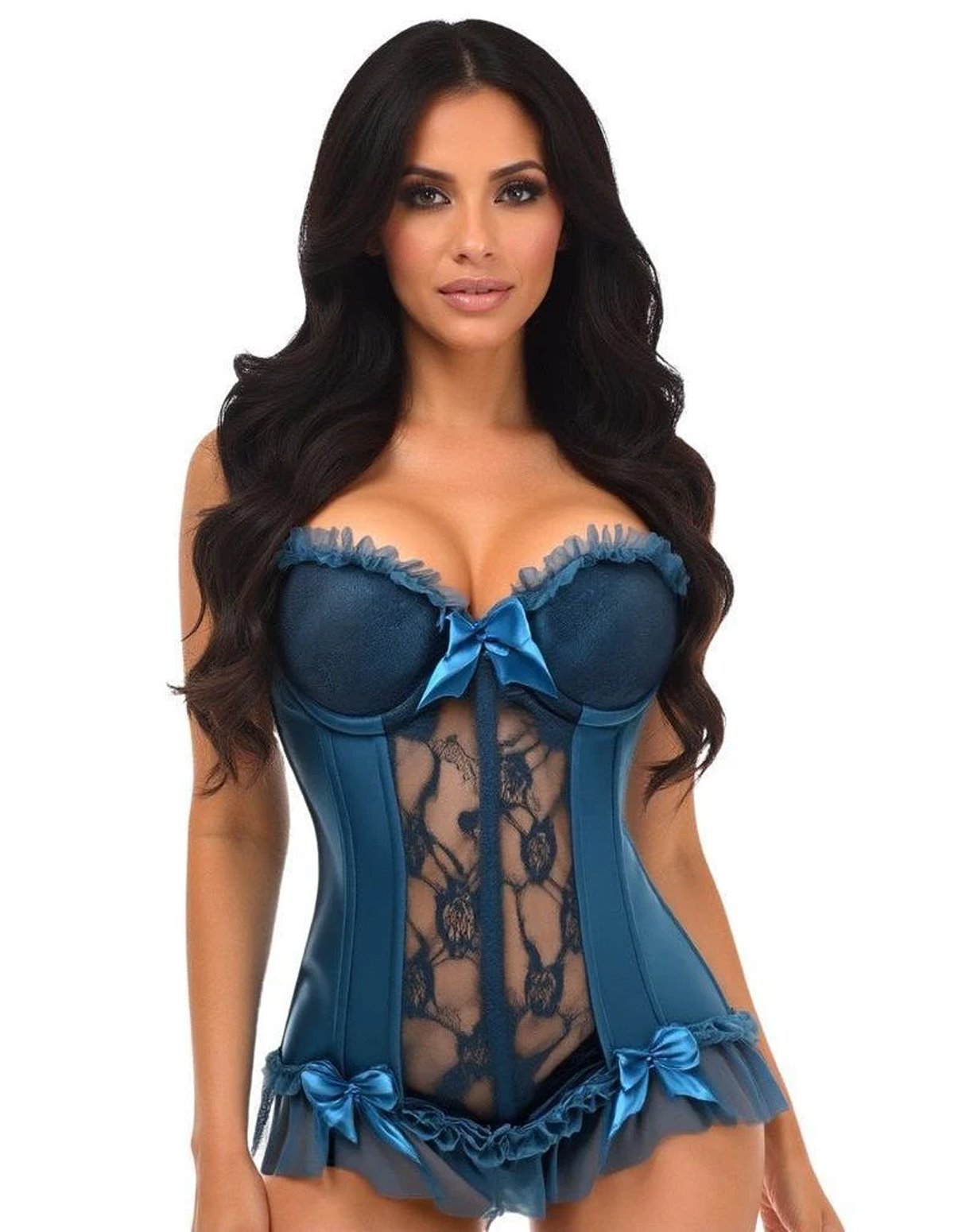 alternate image for LAVISH HOOK AND EYE STRETCH BUSTIER