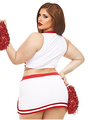Alternate back view of 4PC GAMEDAY HOTTIE CHEERLEADER SET