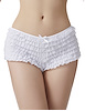 Additional WHITE view of product RUFFLE PANTY WITH BOW with color code WH