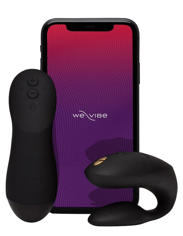 WE-VIBE CHORUS PRO COUPLES TOY IN BLACK ALT1 view Color: BK