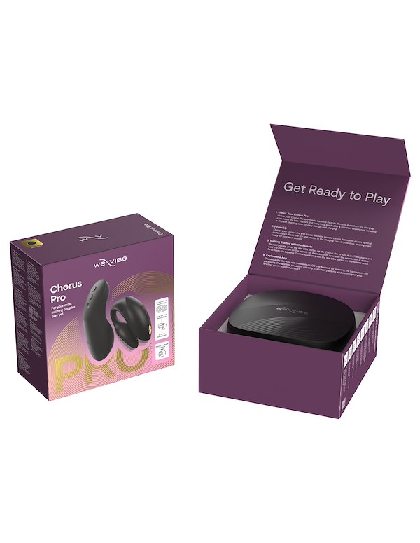 WE-VIBE CHORUS PRO COUPLES TOY IN BLACK ALT11 view Color: BK